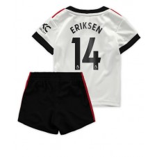 Manchester United Christian Eriksen #14 Bortaställ Barn 2022-23 Korta ärmar (+ Korta byxor)